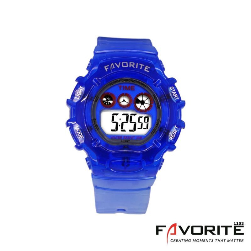 JAM TANGAN WANITA DIGITAL  F 1103 WATERPROOF