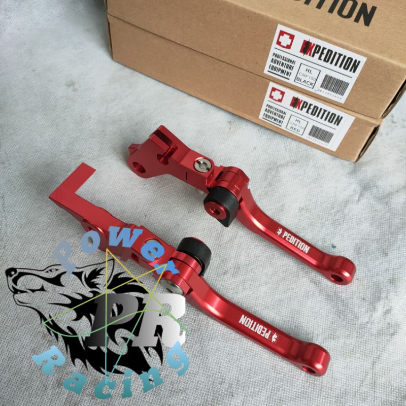 handle rem crf 150 expedition cnc stelan lipat handle kopling expedition crf 150 hendel tuas rem pro