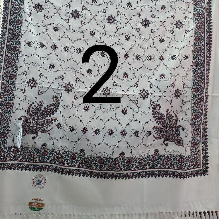 Berkualitas sorban putih kashmiri print arifat surban habib umar bahar syal panjang printing rida ul