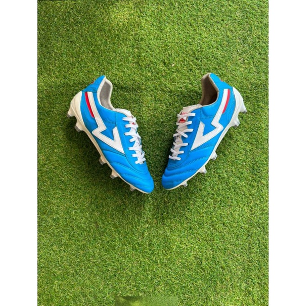 Sepatu sepakbola sevspo maestro klea kangguru leather 0.2 blue white