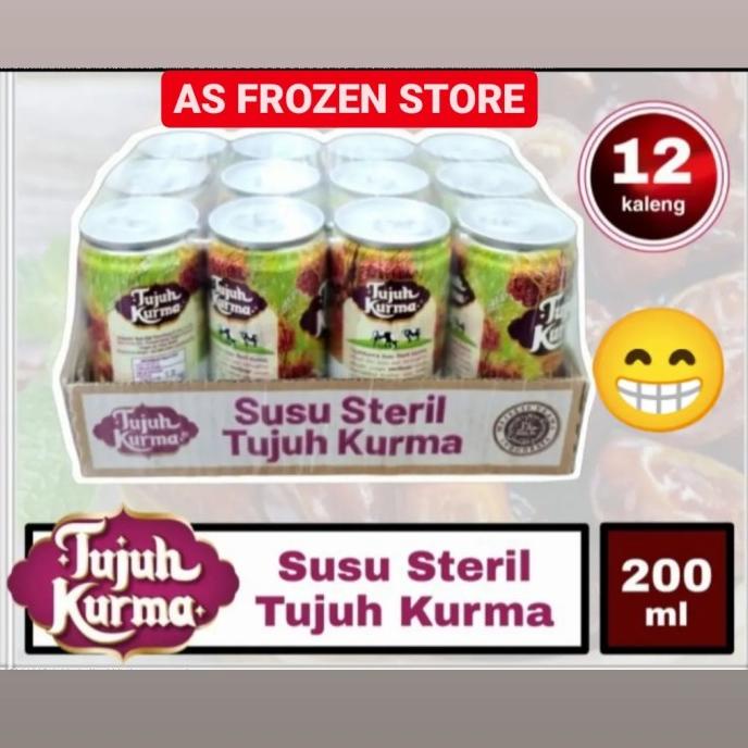 

Susu Steril Tujuh Kurma 200ml / Susu Tujuh Kurma 200ml 1 Dus 12 Pcs