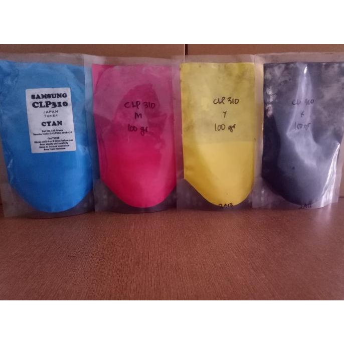 #####] Toner Refill Samsung CLP 310 Serbuk color