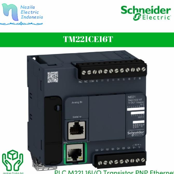 Schneider Modicon TM221CE16T PLC M221 16 I/O Ethernet TM221 Original