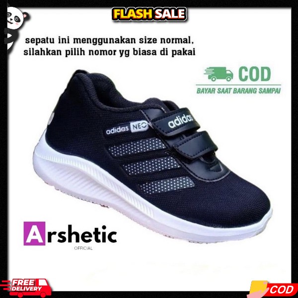 Sepatu Anak Laki Laki Paud Tk Sd Sneakers Ank Kecil Cowok Terbaru Spatu Sekolah Unisex Perempuan Skl
