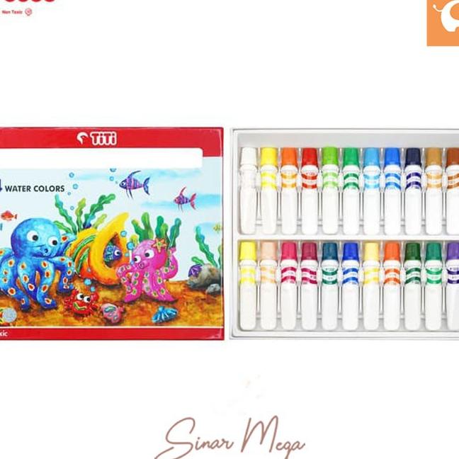 

Joyko Titi Water Color Cat Air Wac-6Ml-24 Warna Colors Berkualitas