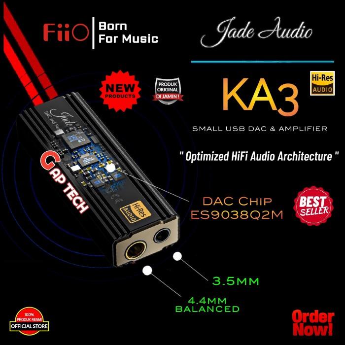 Terlaris Fiio Ka3 / Ka 3 Portable Hi-Res Usb Dac Amplifier Original