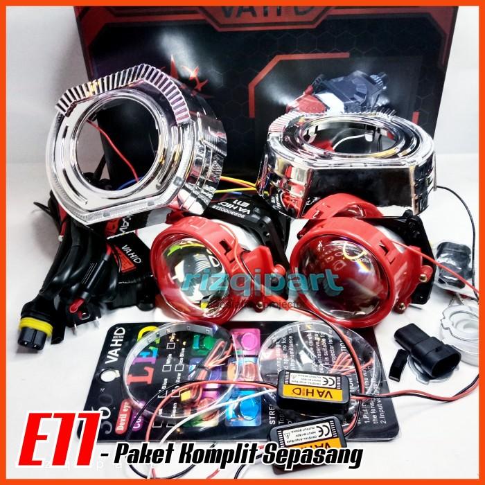 Lampoki Vahid Biled E11 | Paket Komplit Satuan / Sepasang