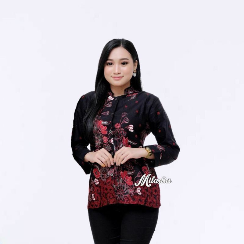BLUS batik wanita kerja