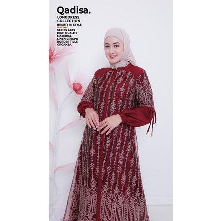 Gamis Dress Wanita Terbaru/Bordir Qadisa by Balimo