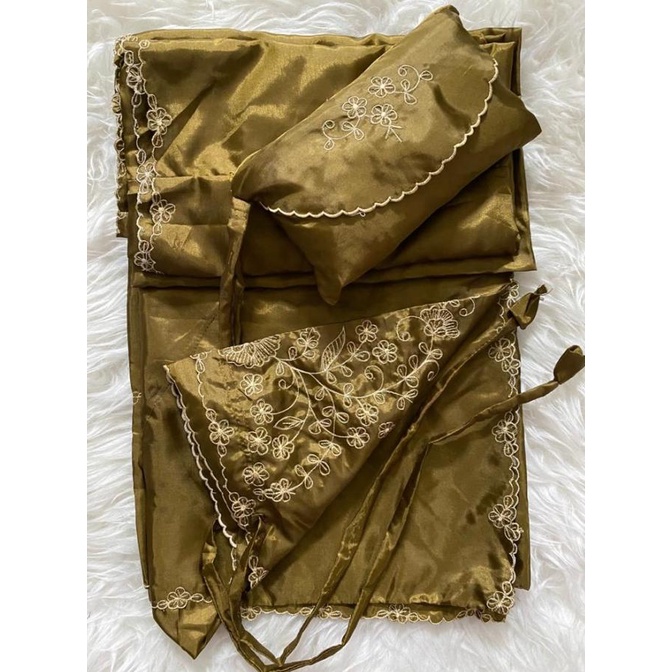 Mukena bordir abutai premium mukena traveling pola butik ukuran jumbo