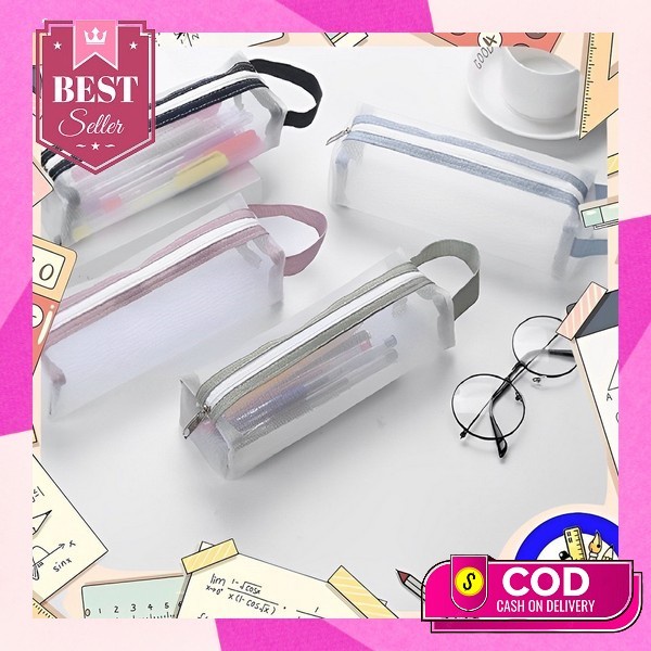 

Kotak Pensil Multifungsi Kotak Pencil Viral Dengan Kalkulator Anak Sek Tempat Pensil Aesthetic Korean Style Muat Banyak Kotak Pensil Anak Perempuan Viral Kotak Pensil / Pensil Case Jaring Transparan Tabung Sk0092