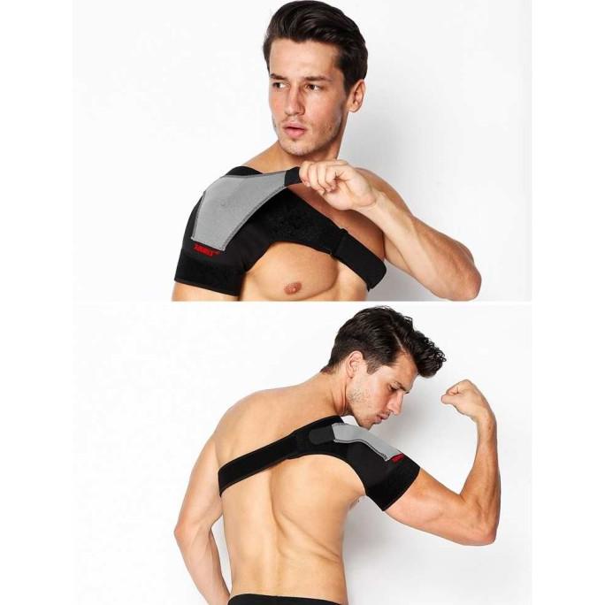 Penyangga Bahu Cedera Kanan Deker Pelindung Bahu Bahu Voli Futsal