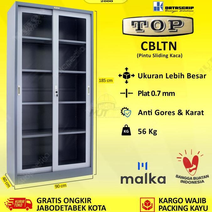 

Ready Top Cbltn By Datascrip Lemari Arsip Besi Pintu Sliding Kaca Discount