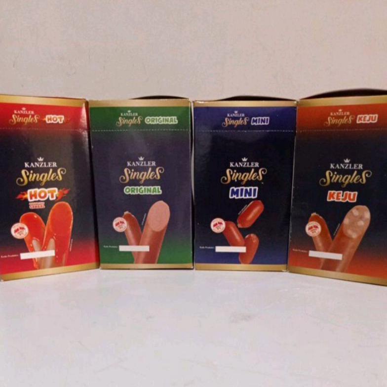 

1 DUS KANZLER SINGLES HOT / ORIGINAL / KEJU / MINI / BAKSO BOX (ISI 12 PCS) Non COD