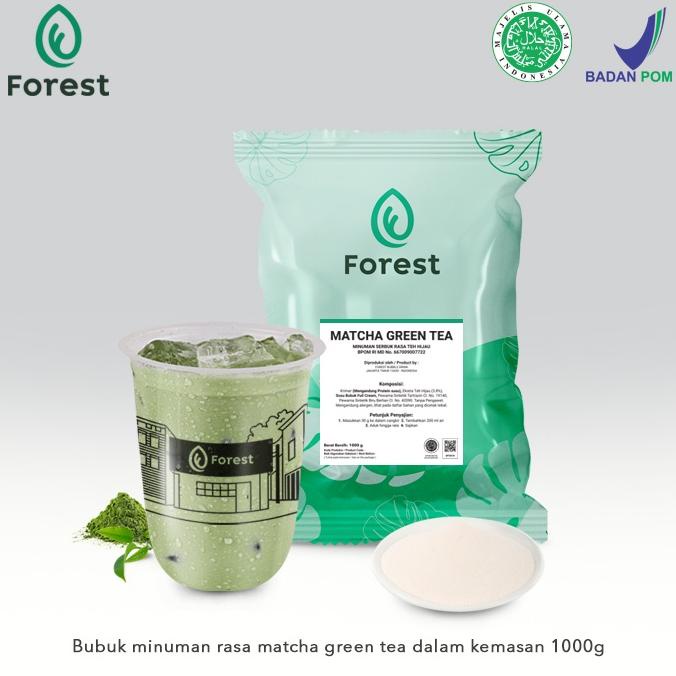 

Bubuk Minuman MATCHA GREEN TEA Powder 1000g - FOREST Bubble Drink Non COD