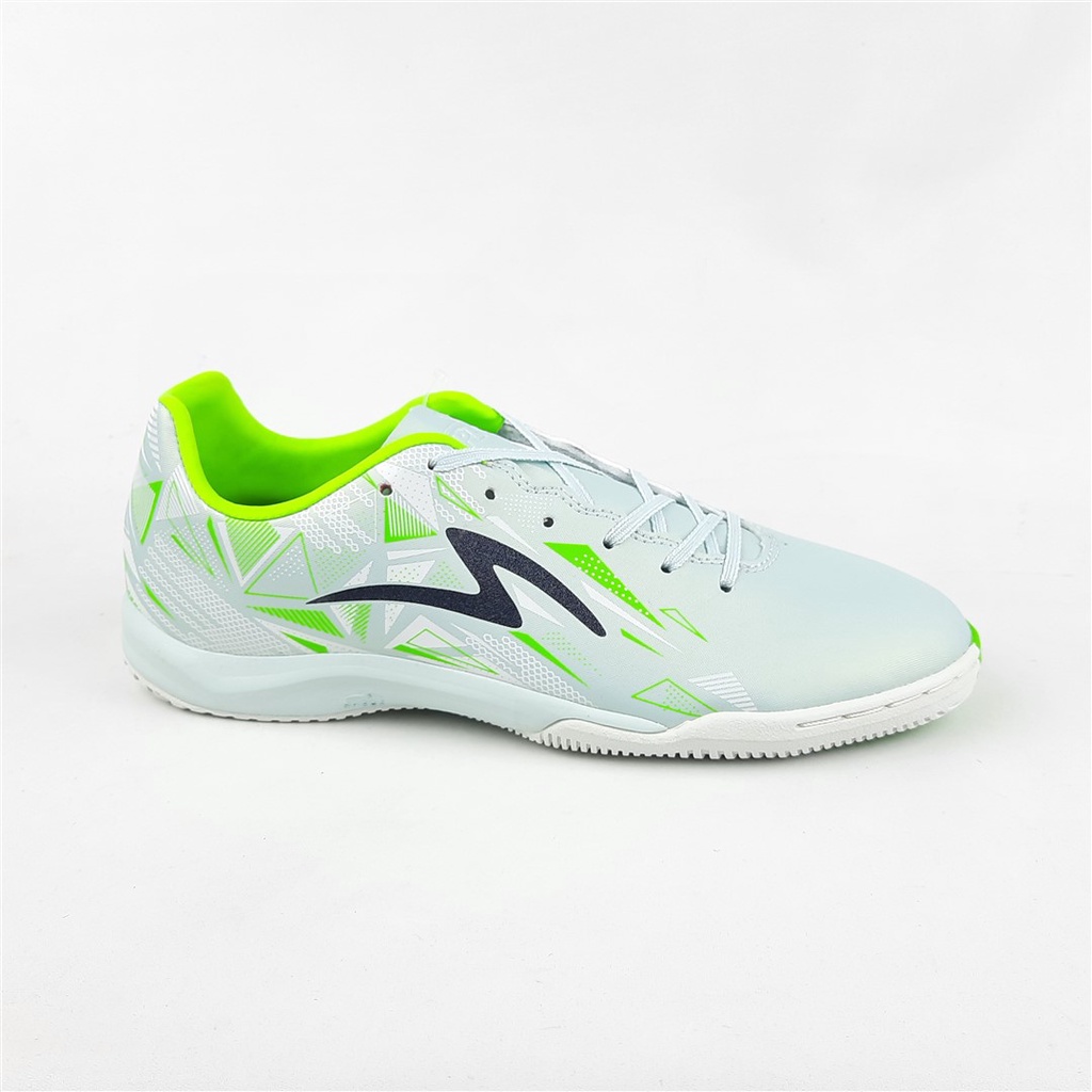 Specs Sepatu Futsal Speedblaze In Ice Grey Nightfall Green Gecko 38-43