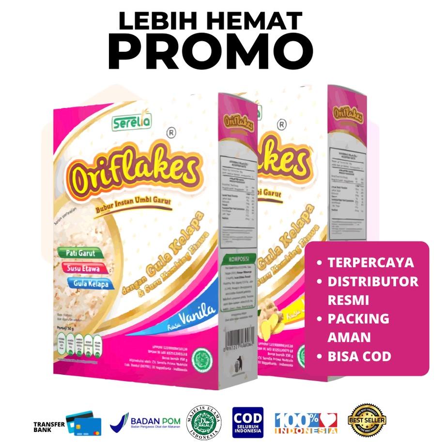 

ORIFLAKES Maag Asam Lambung & Gerd Makanan Sarapan Sereal Pati Umbi Garut 350 gram Non COD