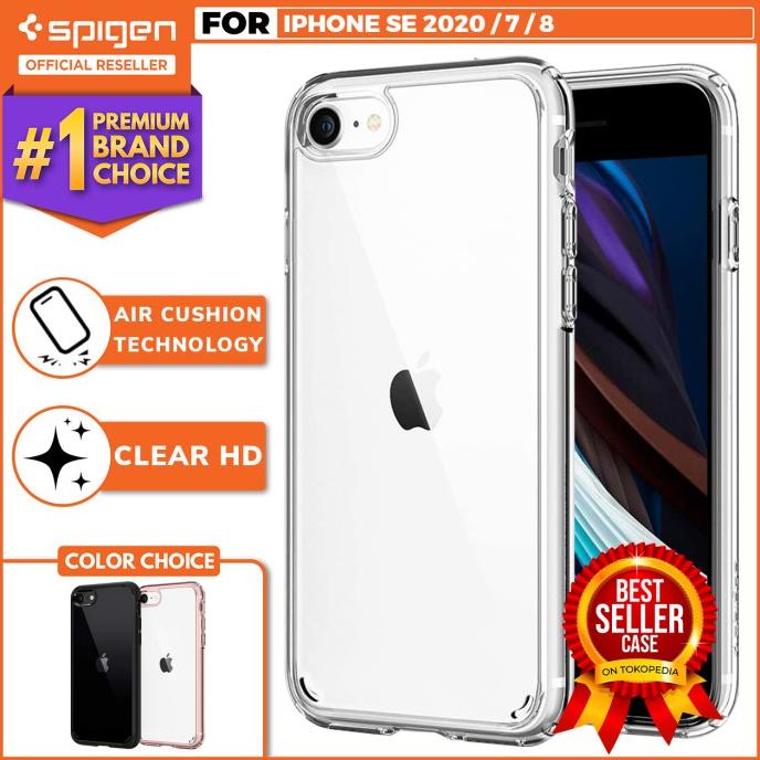 Case iPhone SE 2020 / 8 / 7 Spigen Ultra Hybrid 2 Anti Crack Casing