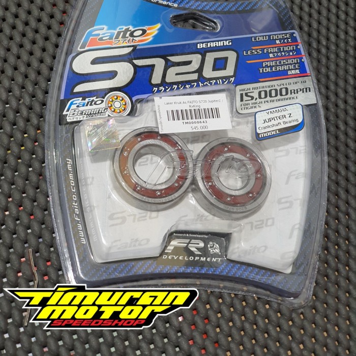 BEARING LAKER KRUK AS FAITO S720 JUPITER Z - RX KING 6205 6304