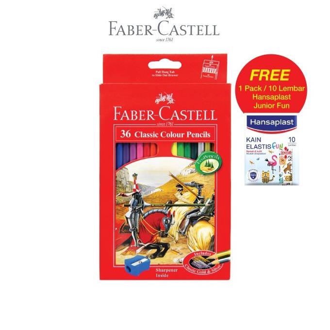 

Faber Castell Classic Colour Pencils 36 L