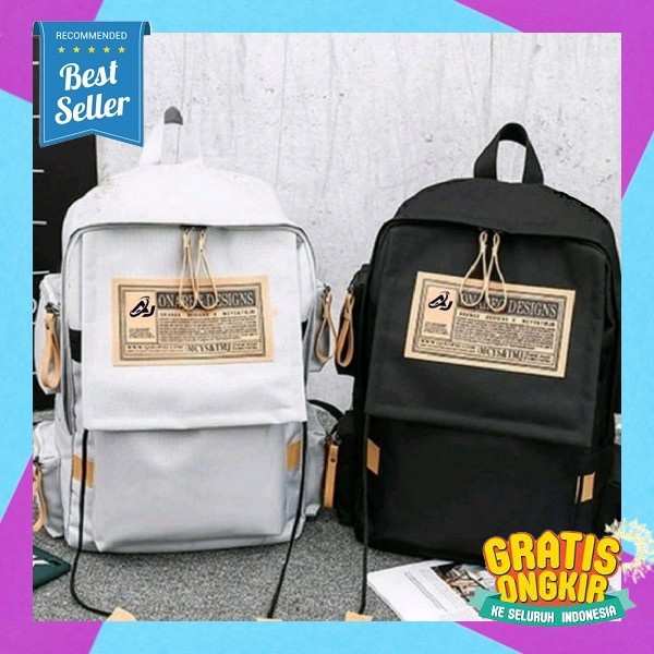 Ransel Laptop Anti Air Jumbo Tas Sekolah Pria Distro Sma Keren Tas Gendong Wanita Import Branded Tas