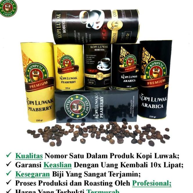

Kopi Luwak Liar Peaberry 100Gr (Kopi Lanang / Kopi Jantan)