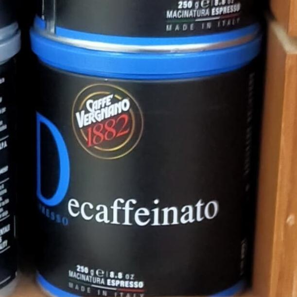 

Cafe Vergnano Decaffeinated Coffe 250Gr Kopi