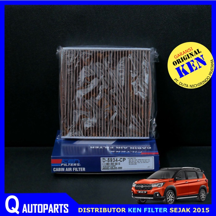 KEN Filter AC Suzuki XL7 Carbon Active - Black Carbon