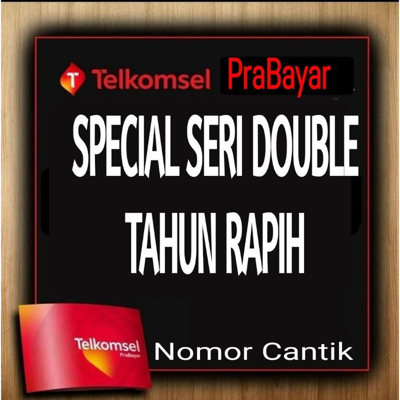 Nomor cantik nomer cantik Simpati tahun lahir super rapih