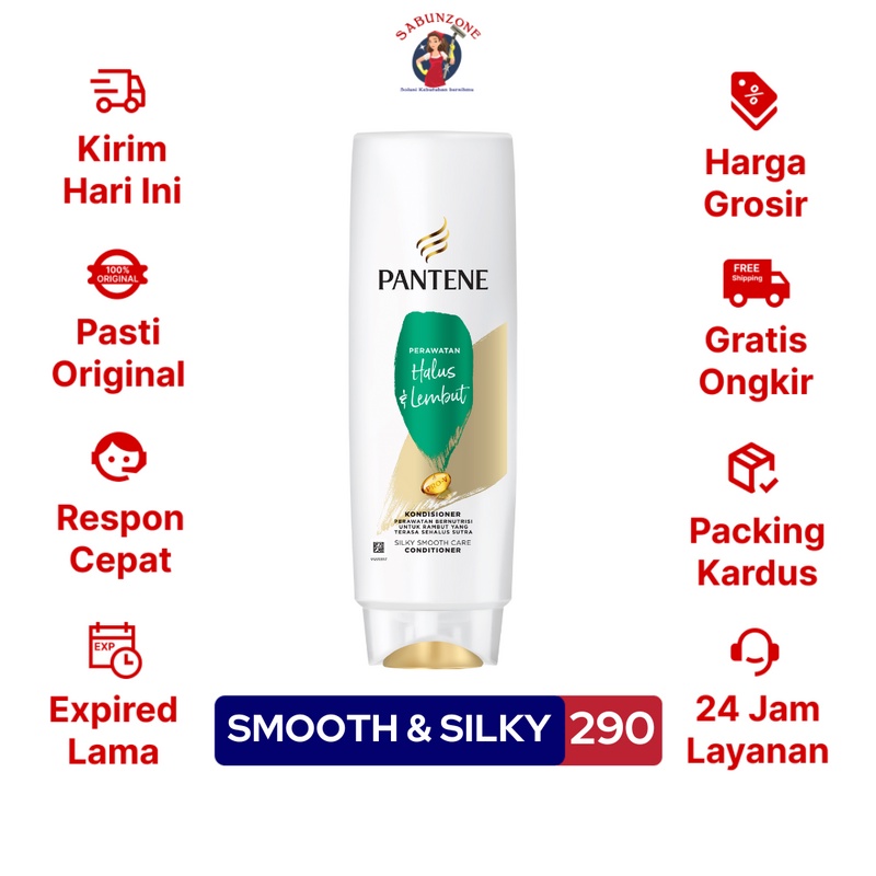 Conditioner Pantene Smooth &amp; Silky Kondisioner Halus Dan Lembut 290 ml