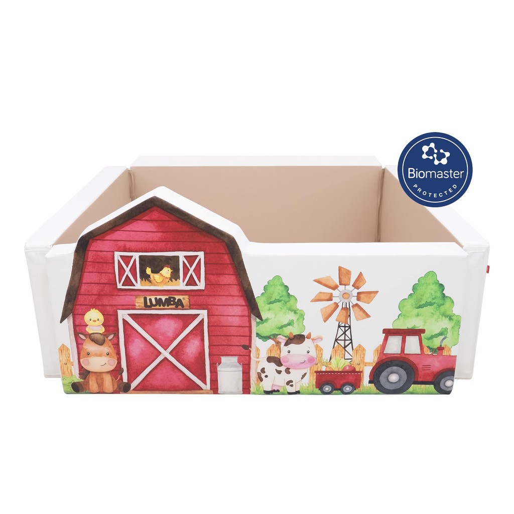 Playground Antibacterial Farm House | Bumperbed | Bumpermat | Playmat | Box bayi | Matras Bayi | Mat