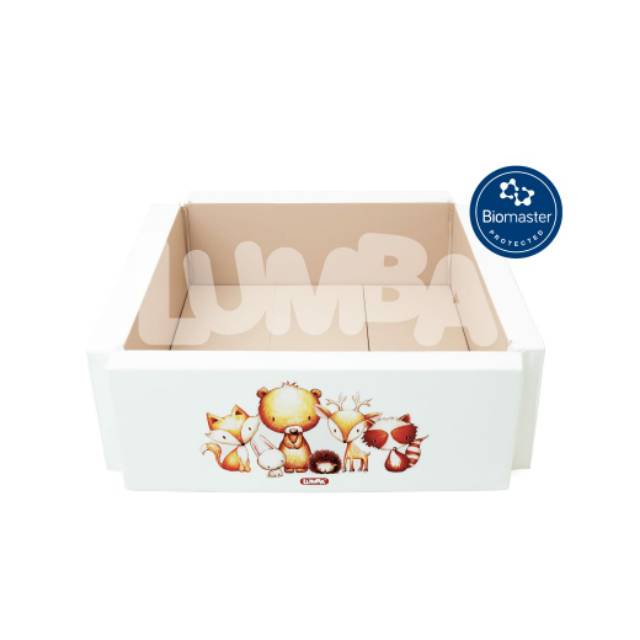 Playground Antibacterial Woodland | Bumperbed | Bumpermat | Playmat | Box bayi | Matras Bayi | Matra