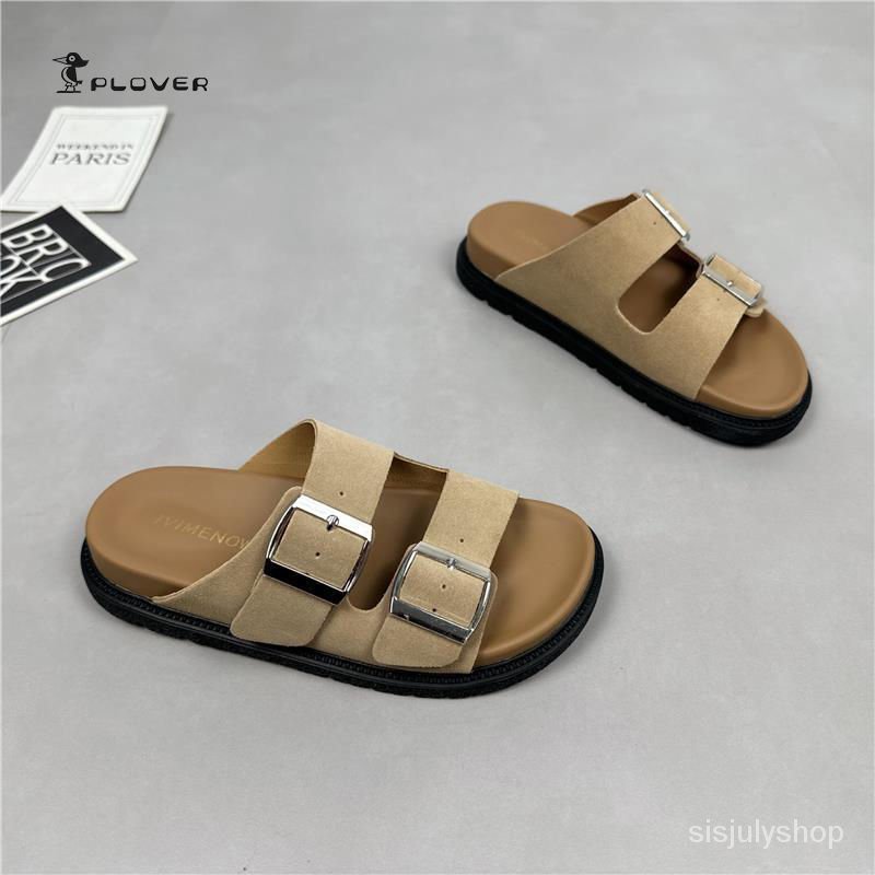 [✅BISA COD] #Sisjuly# Sandal wanita / pakaian luar wanita musim panas bagian bawah tebal sandal bern