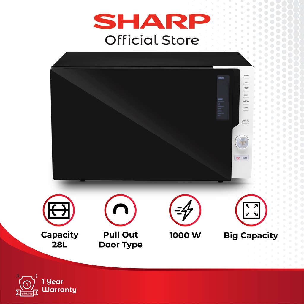 Sharp Microwave Oven R 88DO K SHARP INDONESIA OFFICIAL STORE