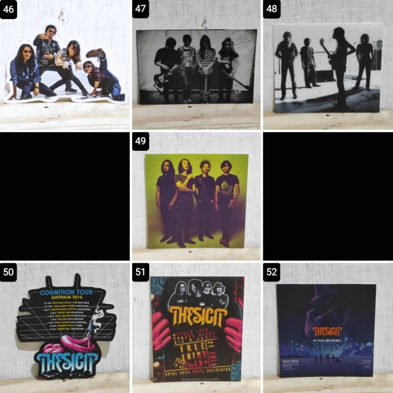 Stiker THE SIGIT (Bahan Vinyl) Rock N Roll Band Part. 2
