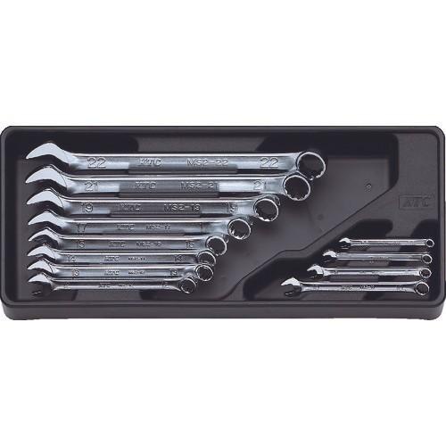 Terlaris Combination Wrench Set 12Pcs Ktc Tms212 Kunci Kombinasi Ring Pas Set