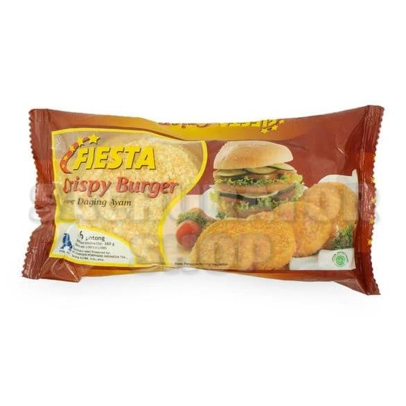 

Fiesta Berger Burger Daging Ayam Fiesta Chicken Krispy Crispy Burger