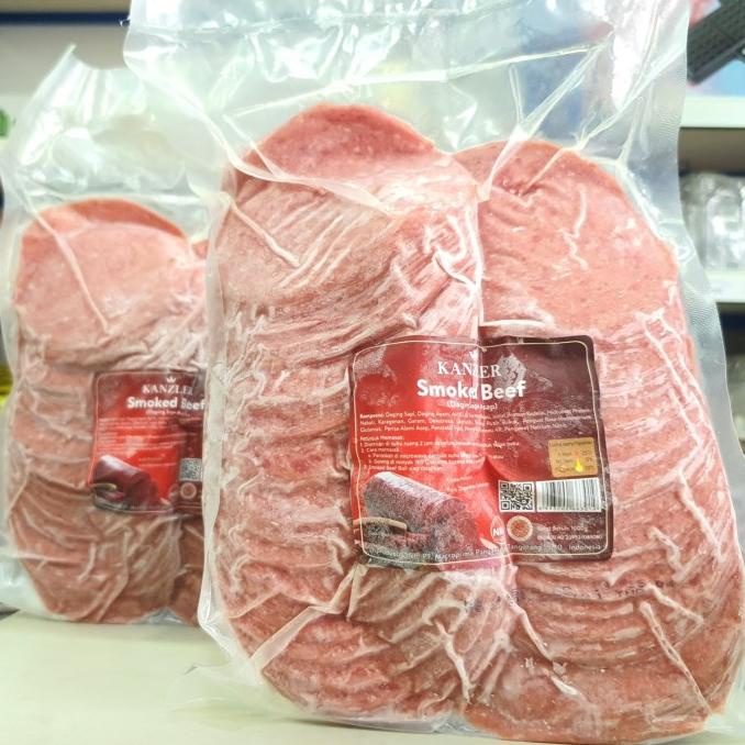 

Kanzler Daging Asap 1Kg / Smoked Beef Kanzler / Daging Burger Kanzler