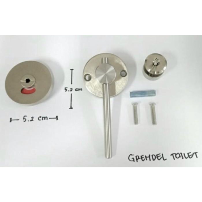 Grendel Grendel/ Slot Stainless Pintu / Pintu Kamar Mandi