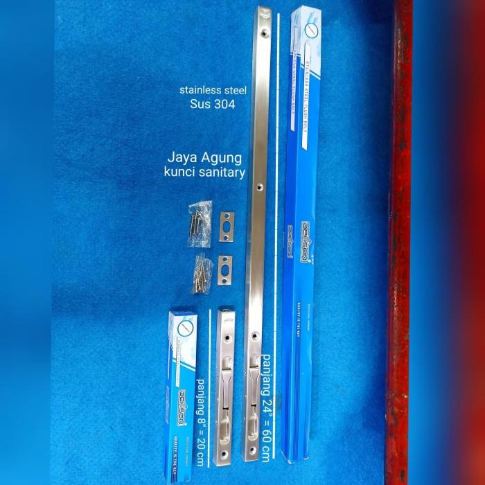 Grendel Slot Tanam Dekson Fb 040 8"+ 24"/Grendel Tanam Dekson 60Cm Stainless