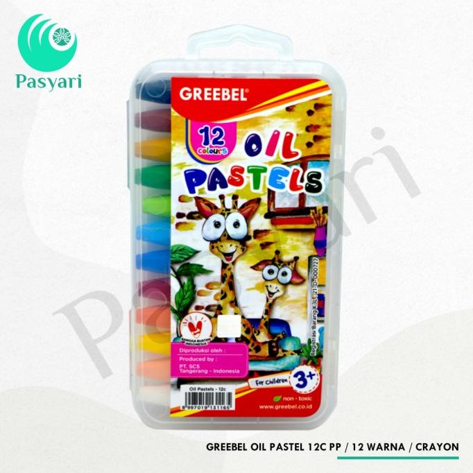 

Greebel Oil Pastel 12c Pp / 12 Warna / Crayon jen03