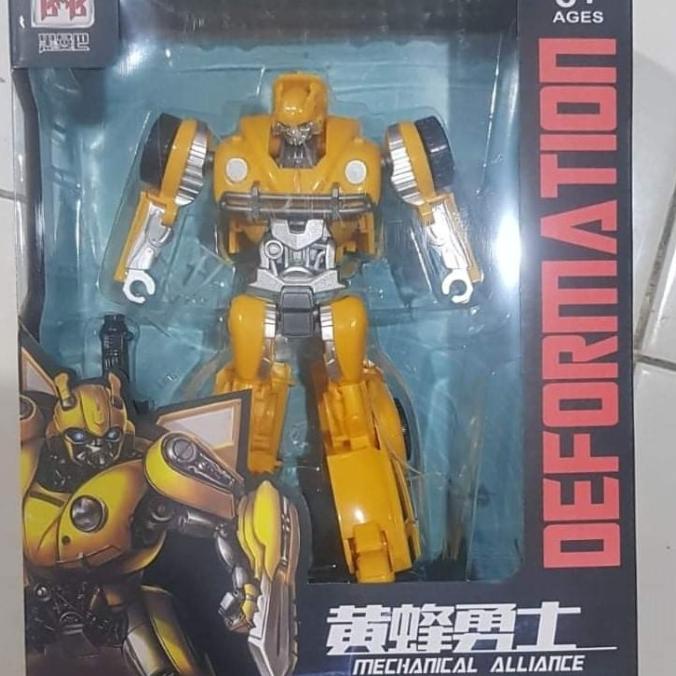 Mainan Robot Transformers deformation Blackmamba Aoyi Bumblebee BMB bir02