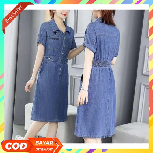 Dress Wanita Terbaru 2023 Korean Style Dewasa Mididres Remaja Mewah Wedding Hijab Adem Premium Dres 