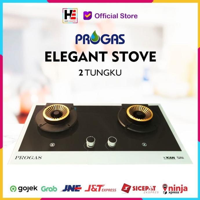 KOMPOR TANAM PROGAS KOMPOR GAS TANAM 2 TUNGKU ELEGANT - ORIGINAL EL09I09A82L