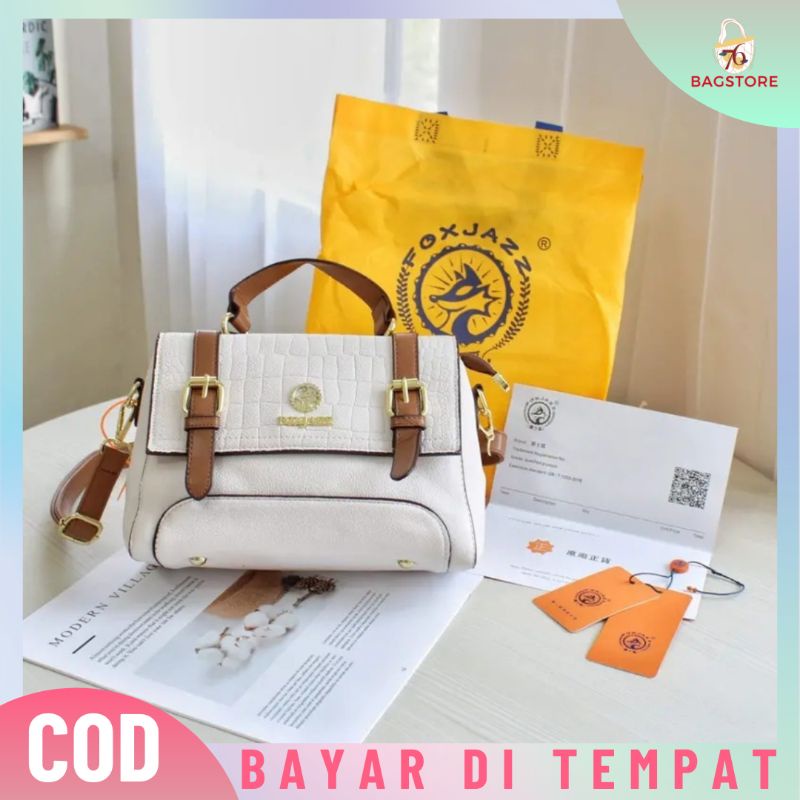 [IMPORT] T8508 - TAS SELEMPANG WANITA FASHION IMPORT - ADA DUSTBAG + SERTI - 76BAGSTORE