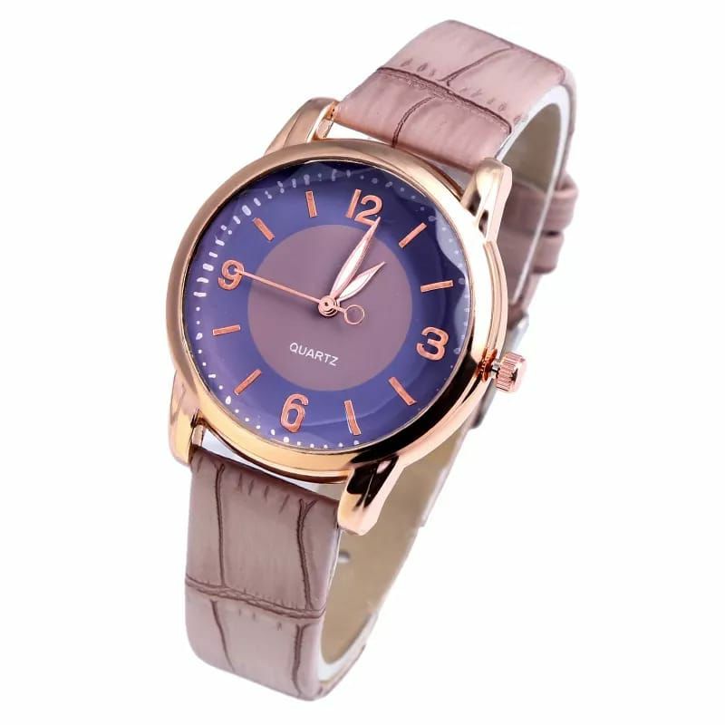 Jam Tangan Wanita Leather Kasual Formal Stylish Women Korean Style