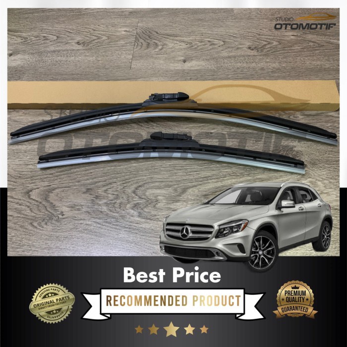 WIPER MERCEDES BENZ GLA 200 GLA200 2014-2020 SOFT TOUCH FRAMELESS 2 PC