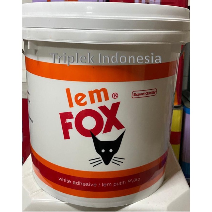 

Penjolo Lem Putih Fox Pvac 10Kg (Ember)