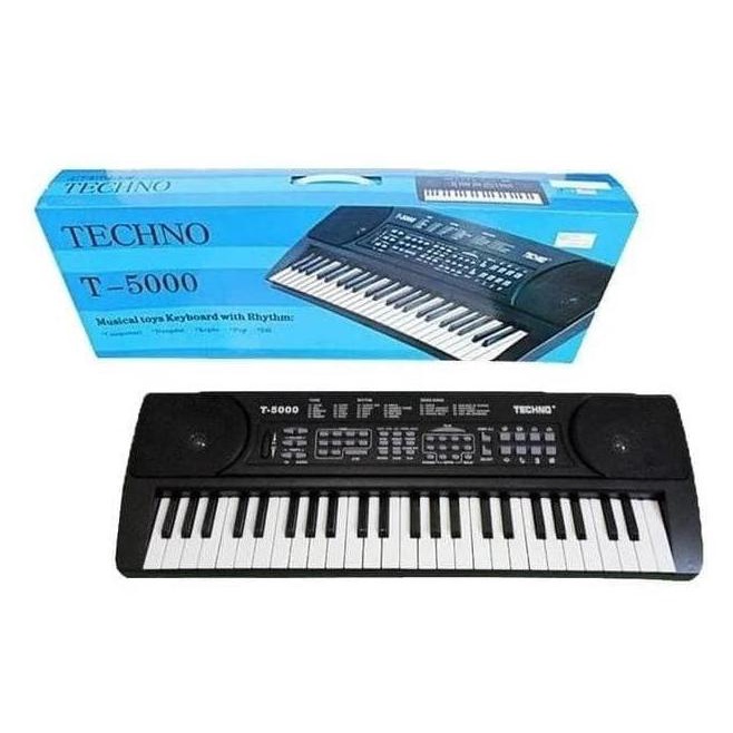 Promo Piano Keyboard Techno T5000 - Mainan Edukasi Piano Anak Termurah