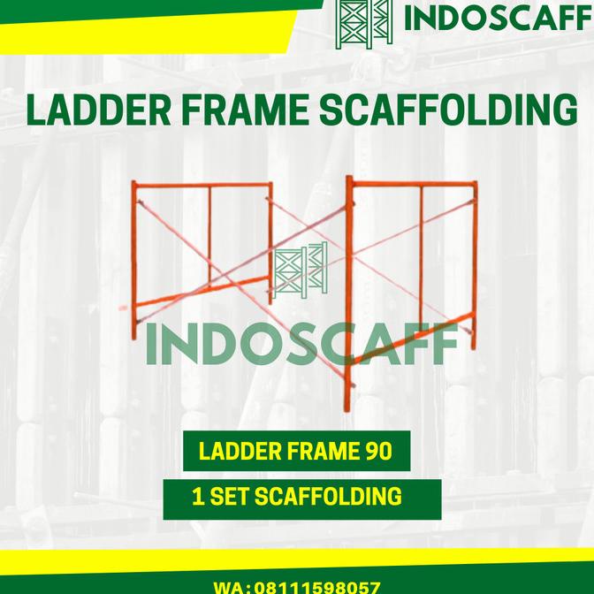 1 Set Scaffolding Ladder Frame 90